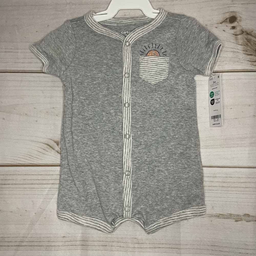 Carter's Baby Boy 3 Months One Piece Sun